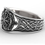 Nordic Mythological Story Viking Compass Ring